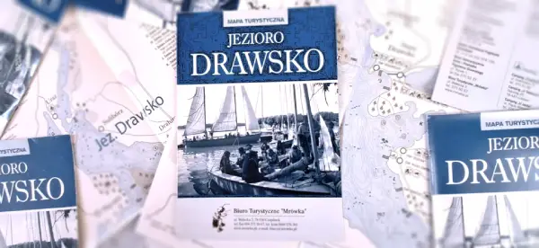 Jezioro Drawsko mapa batymetryczna