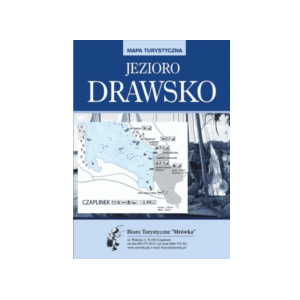 Jezioro Drawsko mapa batymetryczna